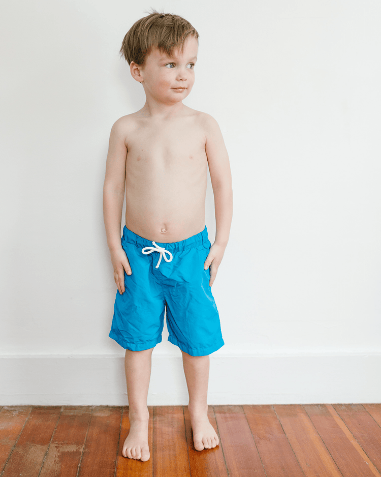 Little sunchild kids booby long swim short in atoll
