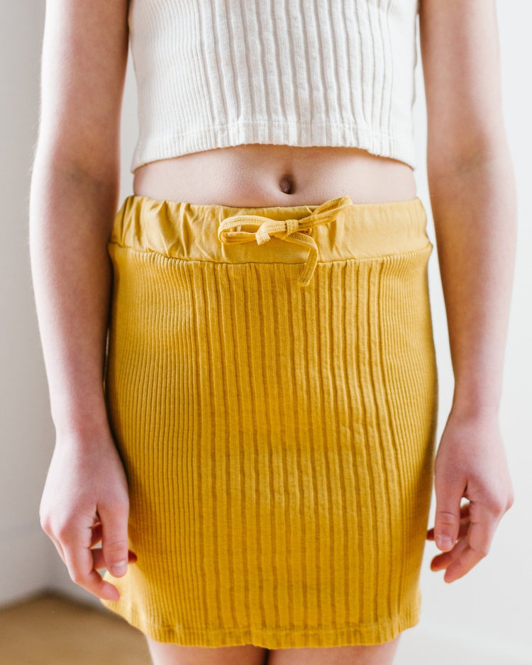 Little sunchild kids paz skirt in miel