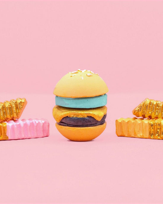Little twee play sam's slider + fries sidewalk chalk