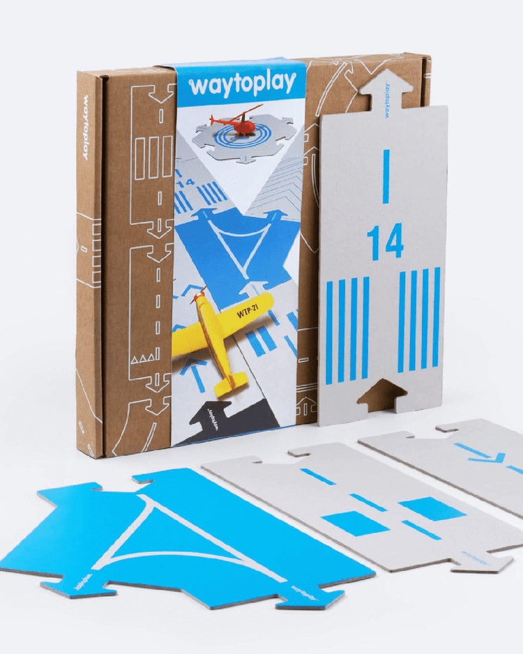 Little waytoplay play recycled cardboard runway