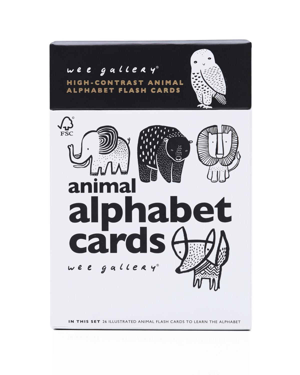 Little wee gallery play animal alphabet cards