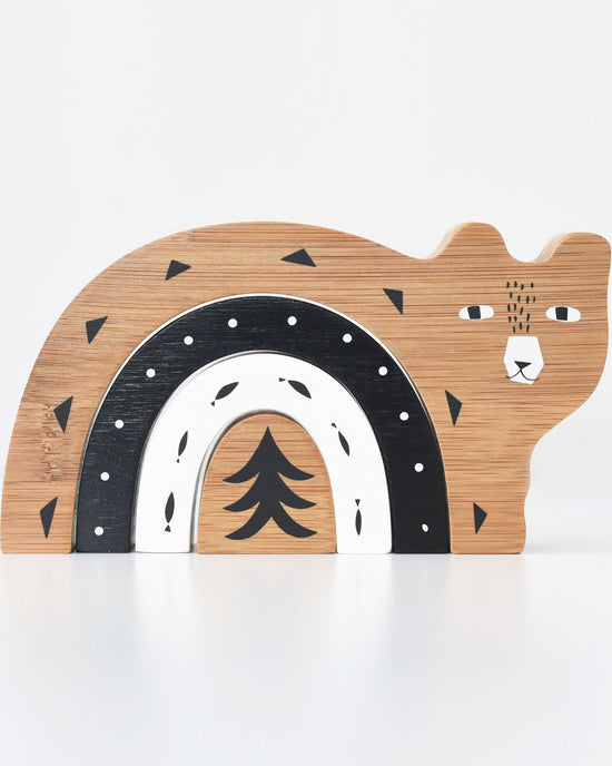 Little wee gallery play bamboo nesting bear