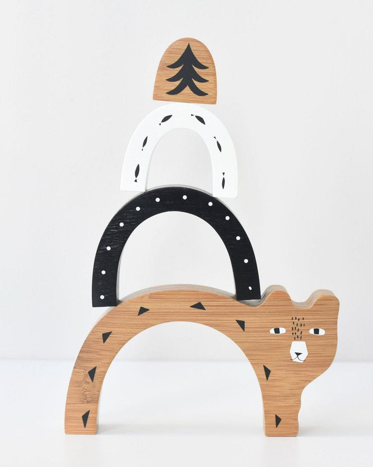 Little wee gallery play bamboo nesting bear