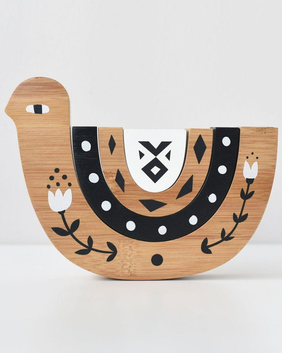 Little wee gallery play bamboo nesting bird