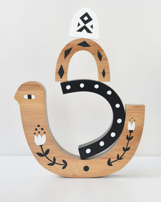 Little wee gallery play bamboo nesting bird