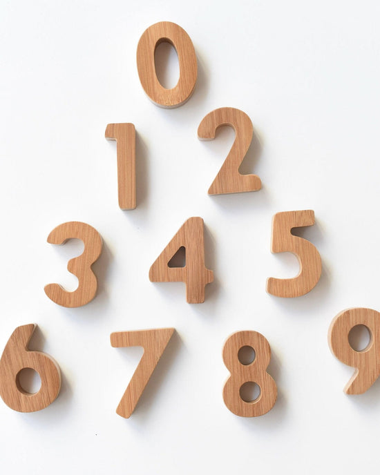 Little wee gallery play bamboo numbers