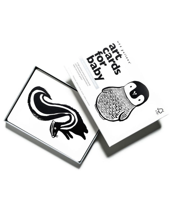 Little wee gallery play black + white art cards