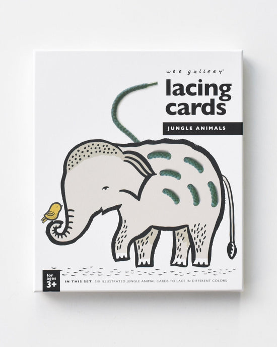 Little wee gallery play jungle animals lacing cards