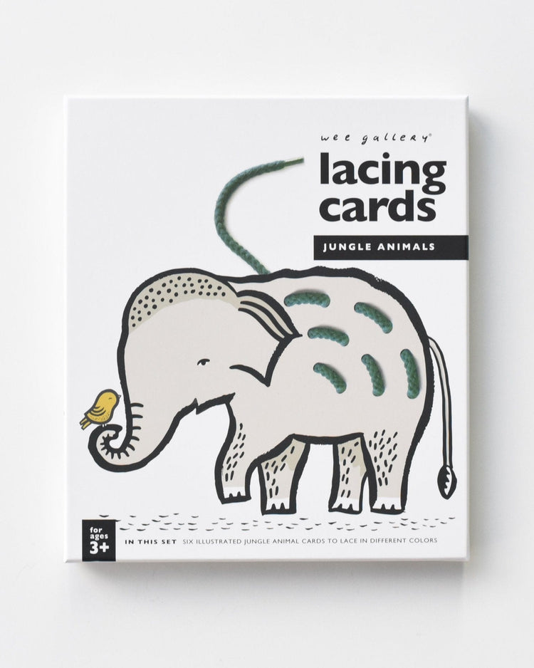 Little wee gallery play jungle animals lacing cards