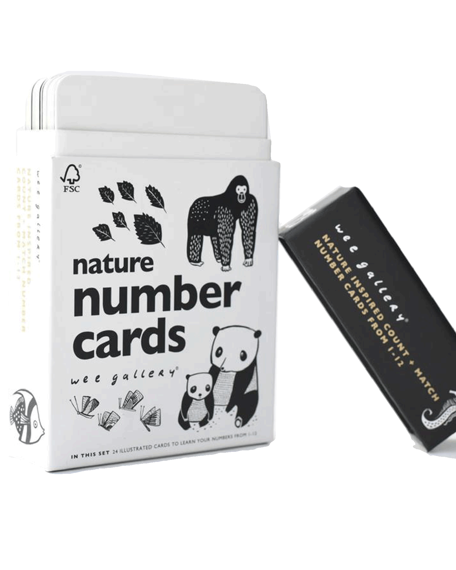 Little wee gallery play nature number cards