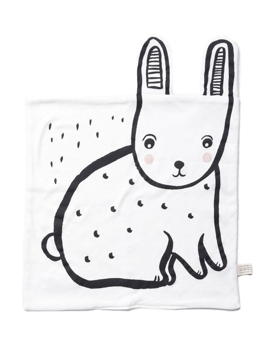 Little wee gallery play organic snuggle blanket in bunny