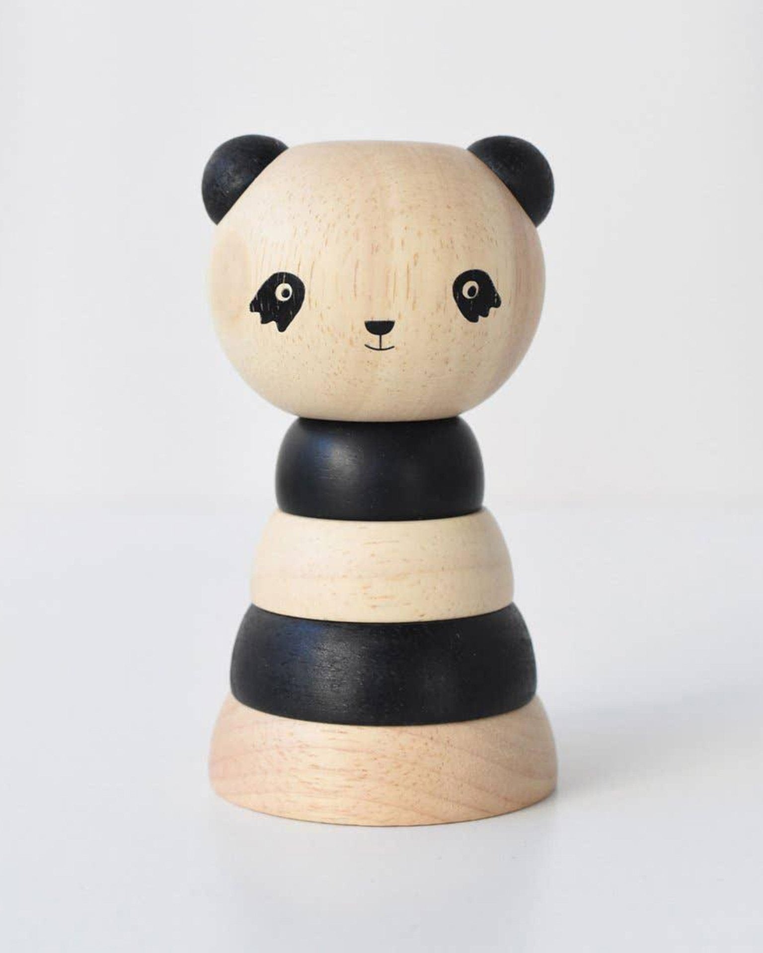 Little wee gallery play panda wood stacker