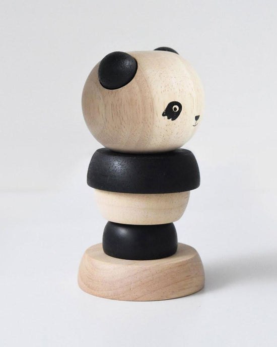 Little wee gallery play panda wood stacker