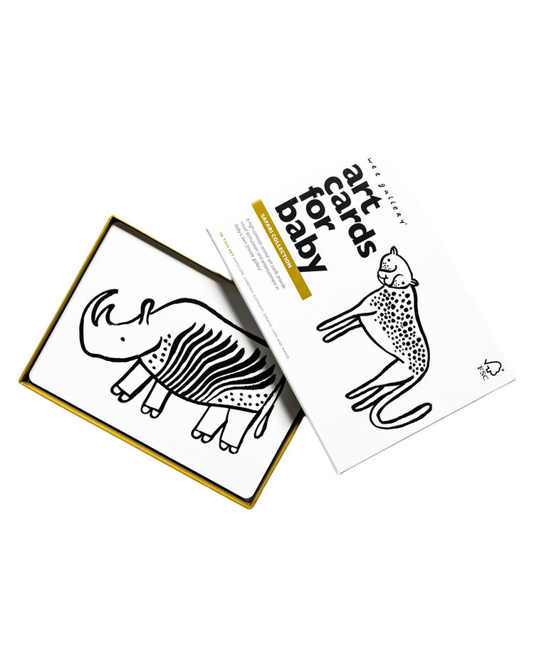 Little wee gallery play Safari Art Cards